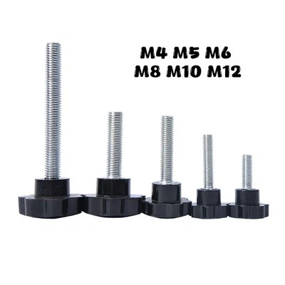 M4 M5 M6 M8 M10 M12 Stellschraube Sterngriff Feststellschraube Klemmschraube - Bild 1 von 4