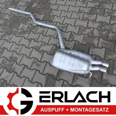 Endschalldämpfer für Mercedes C-Klasse W204 S204 Auspuff 7585