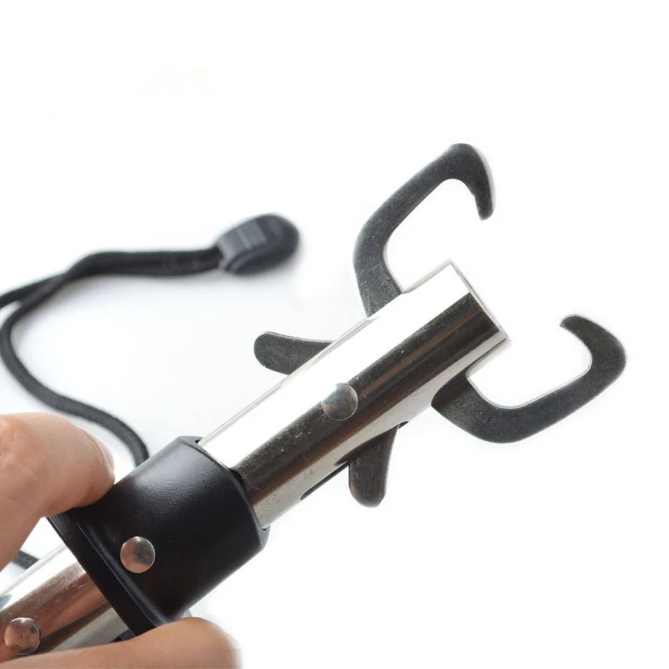 1Satz Mini Fischgriff Werkzeug Edelstahl Angeln Greifer mit Skala und Griff - Bild 3 von 4