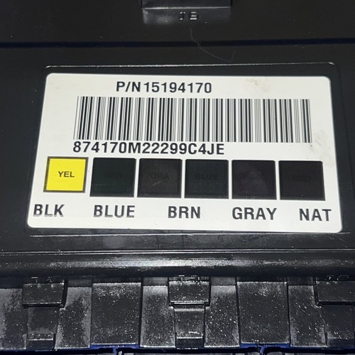2003 - 2006 Tahoe Body Control Module 15194170 Programmed To Your VIN BCM - Picture 2 of 2