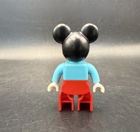 Lego Duplo Mickey Mouse Figure From Mickey's Workshop 10829 Set Wearing Overalls
