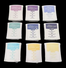 Classic Stampin' Up Stampin' Pads Lot of 9 Sealed Ink Pads Crafts Supplies NOS