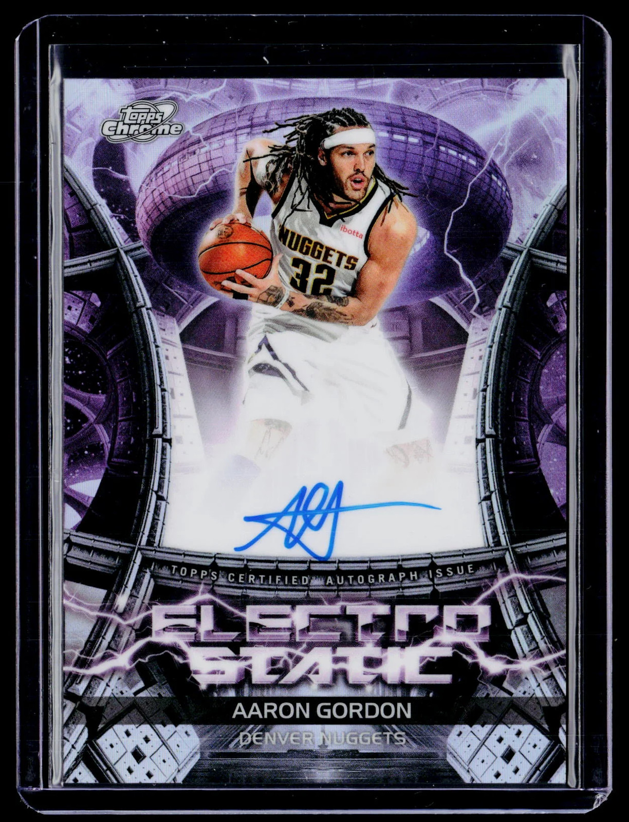 2025 Topps Chrome Update Aaron Gordon Electro Static Auto