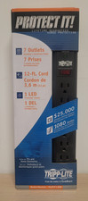 Tripp Lite 7 Outlet Surge Protector Power Strip-TLP712B