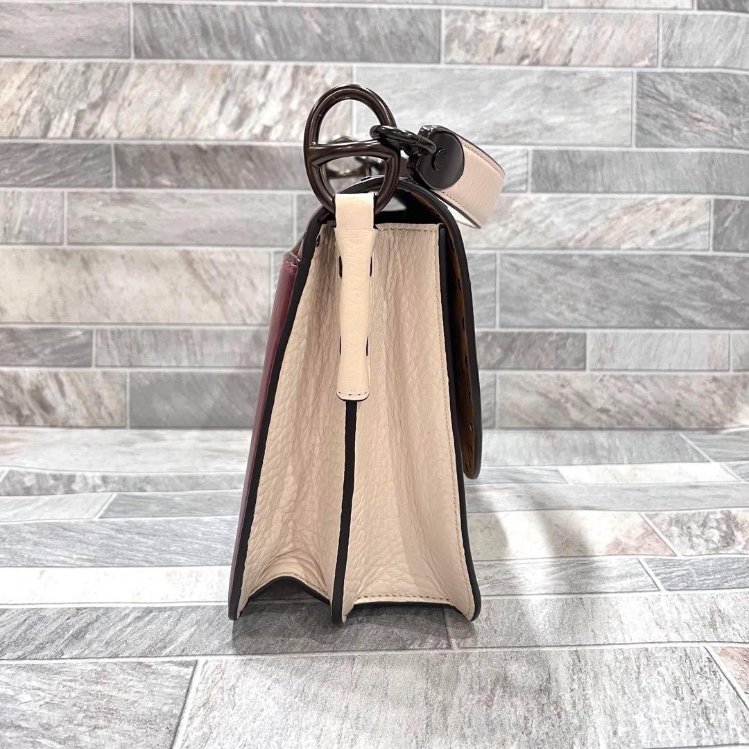 COACH BEAT 4593 Python Leather 2Way Shoulder Bag … - image 9