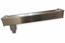 Ablaufrinne f. Wasser Verteilerstation 4 Abgänge 600mm Edelstahl Sammelrinne