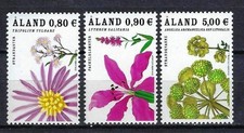 Aland 2007 Fleurs Yvert n° 274 à 276 neuf ** MNH