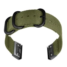 22mm Nylon Watch Wrist Band Strap Belt For Garmin Fenix 5 5X 3/3HR Instinct D