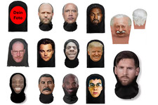 Realistische The Rock und andere Vollgesichtsmaske-Personalisierbar–Atmungsaktiv