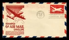 US COVER AIR MAIL 6C STAMPED ENVELOPE FIRST DAY ISSUE ANDERSON CACHET