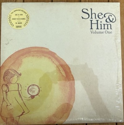 SHE & HIM - Volume One 2008 Zooey Deschanel M. Ward 180 GRAM Lp SEALED BRAND NEW