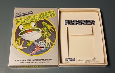 Atari 2600 Frogger By Parker Brothers - Complete In Box (CIB