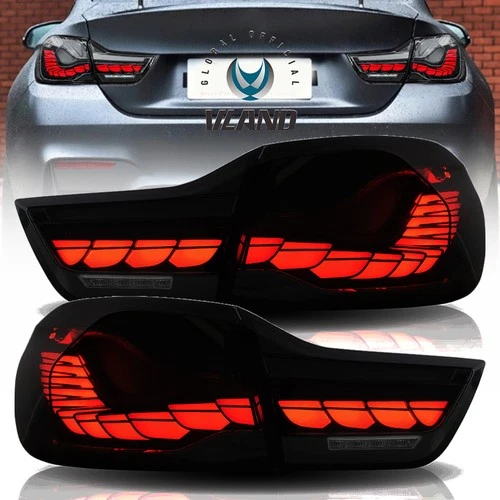 2X LED GTS Tail Lights For BMW 4 Series M4 420i 428i 430i 435i 440i 14-20 Smoked