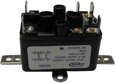 General Purpose Fan Relay 90382 18A Load Current 120V Coil Voltage NO NC