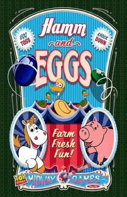 Toy Story Midway Games Flying Tossers Disney 13x19 Poster Print