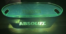 Absolut Vodka Wodka Flaschen K&uuml;hler mit LED Beleuchtung