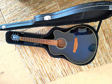 Ibanez AE110E Elektro-Akustikgitarre Blau 6-saitig Cutaway mit Koffer
