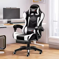 Ergonomic Gaming Chair with Lumbar Support – Adjustable Height & Tilt, PC Seat