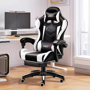 Ergonomic Gaming Chair with Lumbar Support – Adjustable Height & Tilt, PC Seat