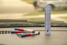 CH Hanson 10383, El Marko Lumber Crayon-Premier Blue, 1 crayon