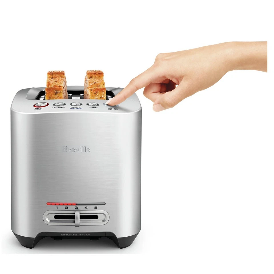 Breville BTA825BSS the Smart Toast 2 Slice Toaster - image 2 of 2