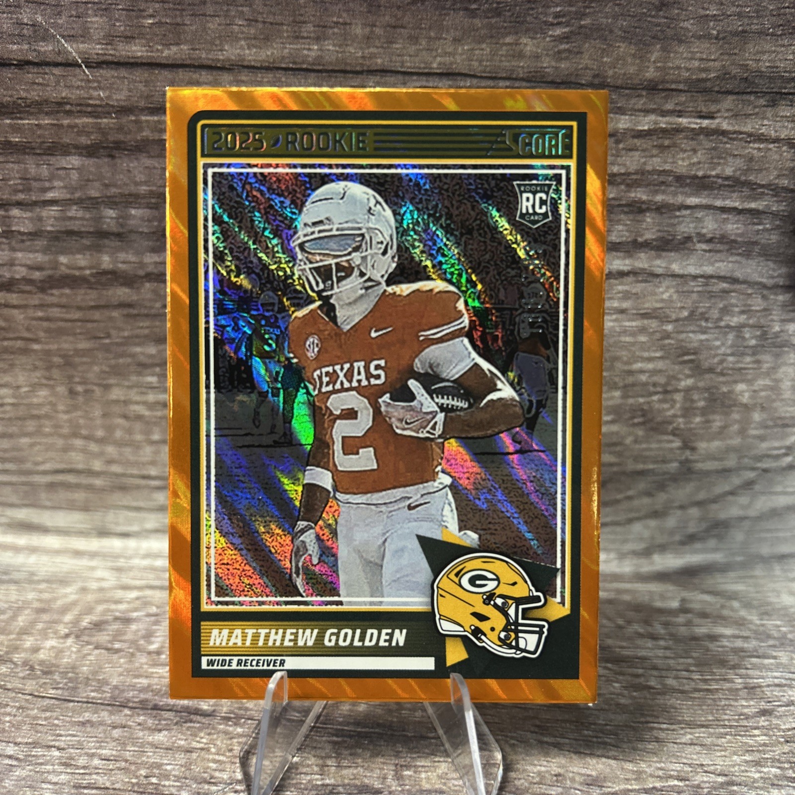 2025 Score - Rookies Matthew Golden #56 Lava 188/799 Rookie Card