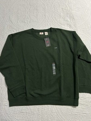 Levi's Womens Everyday Crewneck Sweatshirt A5942-0052 GREEN Size Medium NWT