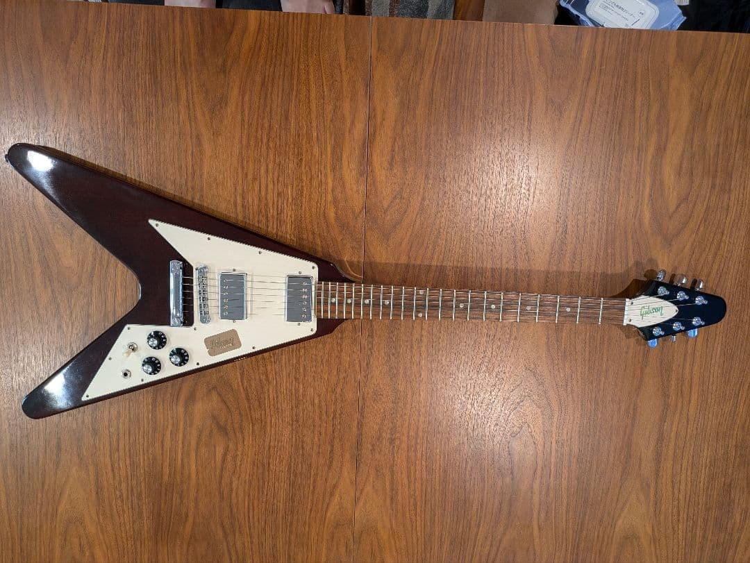 Gibson 70s Flying V Electric Guitar 2013 VOS Dot Inlay Tested