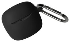 Geiomoo Silicone Case for JBL Tune Flex 2, Soft Flexible Scratch Black