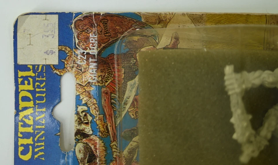 Mini blister sellado de plomo vintage Citadel Miniatures C23 ogro gigante Foto 2 de 3