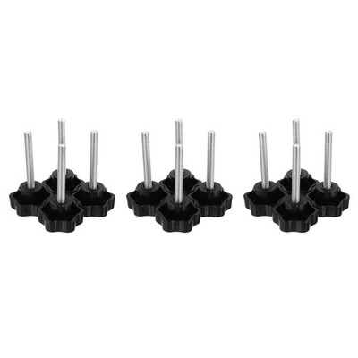 3 Pack Ersatz-maschinengriff Verriegelungssternknöpfe Handschraubenknauf