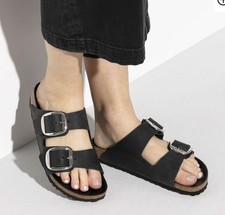 Birkenstock Arizona Big Buckle Black Oiled Exquisite Reg Sz US 9-9.5 Euro 40 
