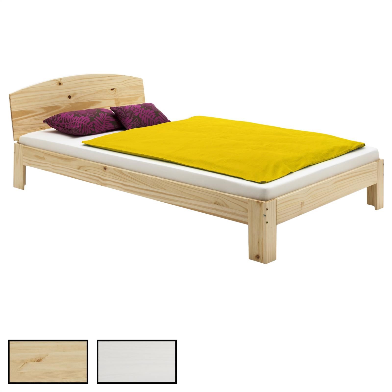 Lit en pin TIM pour chambre parentale ou enfant style scandinave épuré