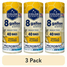 (3 pack) Color Scents Medium 8-Gallon Twist T...