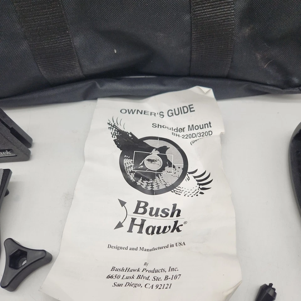 BushHawk Shoulder Mount with Double Handle, BH 320D Deluxe for Pro Canon Cameras - Image 4 of 4