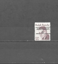 HAWAII Precancel on 20-cent Ralph Bunche from Great Americans Series (# 1860)