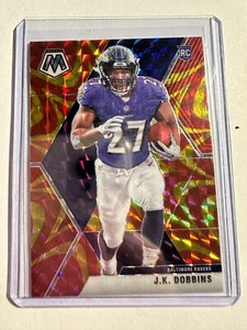 K117,122 - 2020 Panini Mosaic Mosaic Reactive Gold #223 J.K. Dobbins