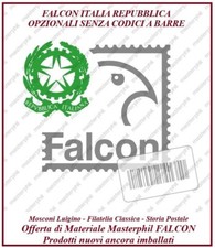 Fogli MASTERPHIL FALCON - ITALIA 2019 SENZA CODICI A BARRE  - Nuovi !!!