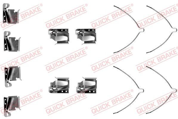 Quick Brake 109-1269 ZubehöRsatz, Scheibenbremsbelag FüR Toyota-image
