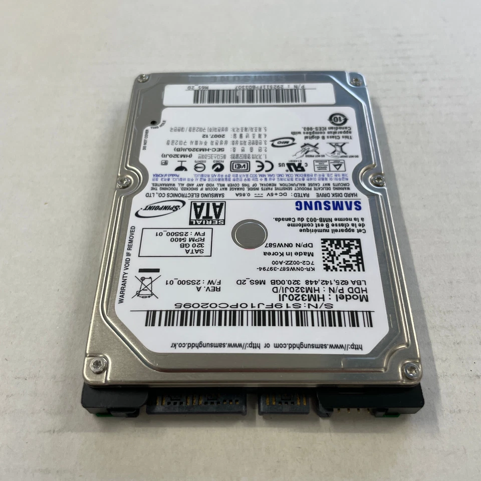 Samsung Spinpoint M6 HM320JI 320GB 2.5" SATA HDD 5400RPM 1.5GB/s 8MB HM320JI/D - Image 3 of 4