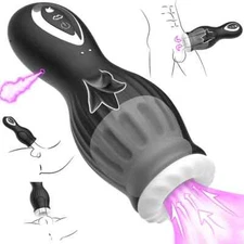 Automatic Vacuum Suck Vibrate Penis Pump Enhancer Male Penis Enlarger Growth ED