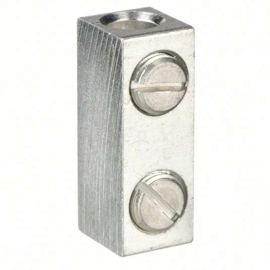 🔥2 NEW🔥 BURNDY Mechanical Connector: 2 Conductors, Aluminum, 3/8 in Stud Size - Image 2 of 4