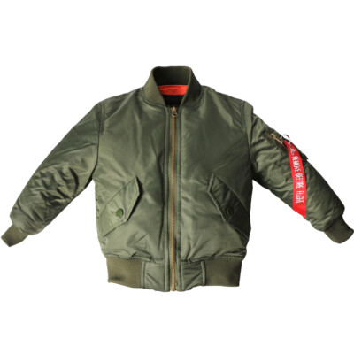 Kinder Jungen MA1 Bomber Jacke Mädchen PilotJacke Flight Flying Freizeit Mantel