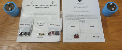 McIntosh MC2505 rebuild restoration filter replacement capacitor upgrade kit