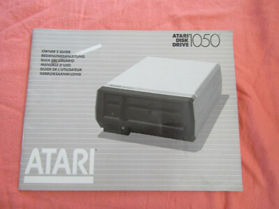 ATARI 1050 DISK DRIVE BETRIEBSANLEITUNG BUCH 1983