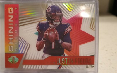 2021 Illusions Shining Stars Red Justin Fields Ssp 45/149