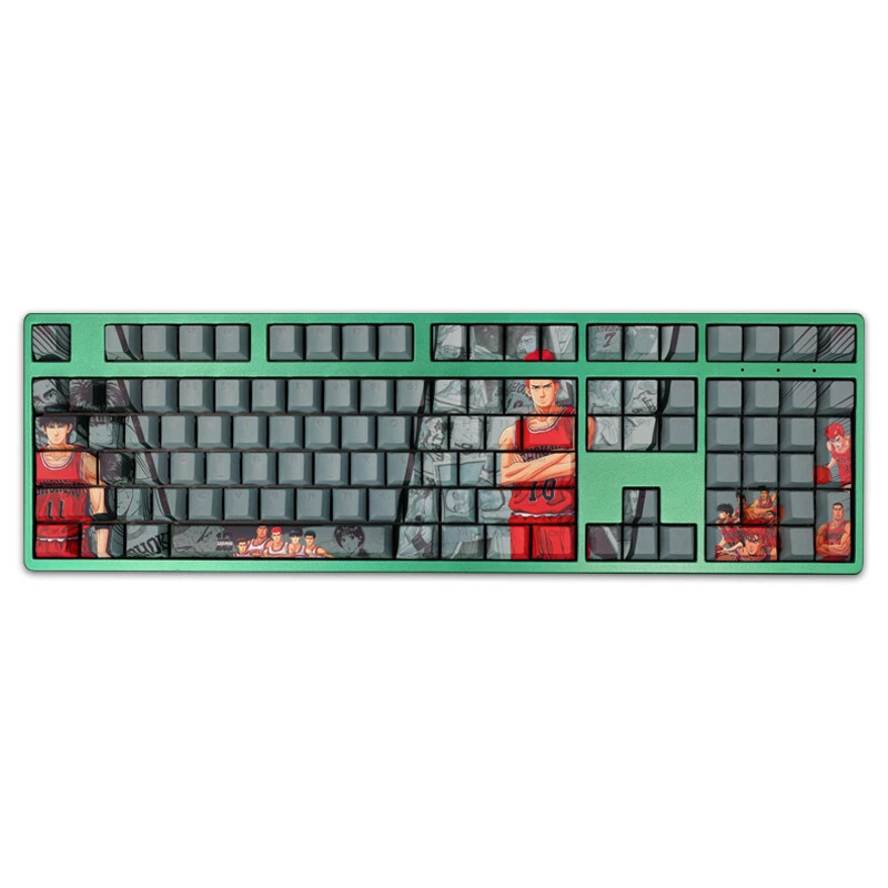 SLAM DUNK Anime Transparent 108 Keycap PBT for Cherry MX Mechanical Keyboard NEW - Image 3 of 4