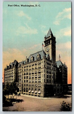 Washington DC Post Office Pennsylvania Ave. Unused Postcard, D30