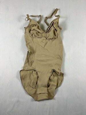 SKIMS Sculpting Brief Bodysuit Sand Shapewear Size L New