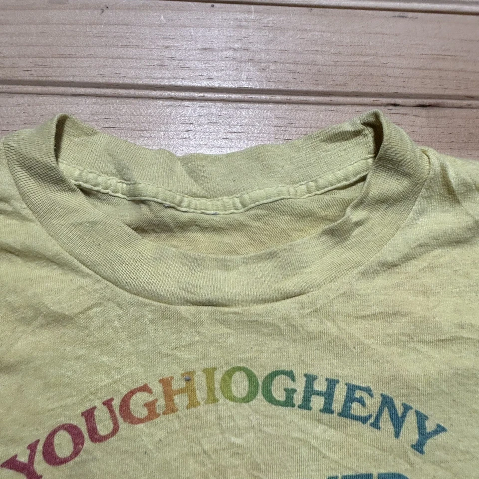 Camisa De Colección Años 70 80 I Survived The Rapids Youghiogheny Outfitters Talla S/M Foto 4 de 4